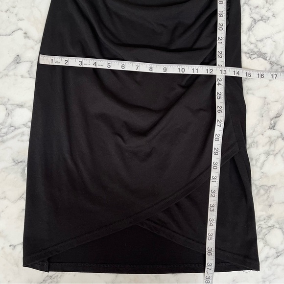 Bloggers favorite Leith side ruched sleeveless bodycon tank dress black small - Picture 9 of 12